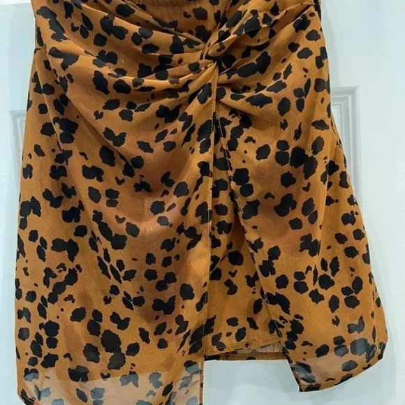 Francesca's Cheetah Print Mini Skirt XS and Large NEW - Picture 14 of 16